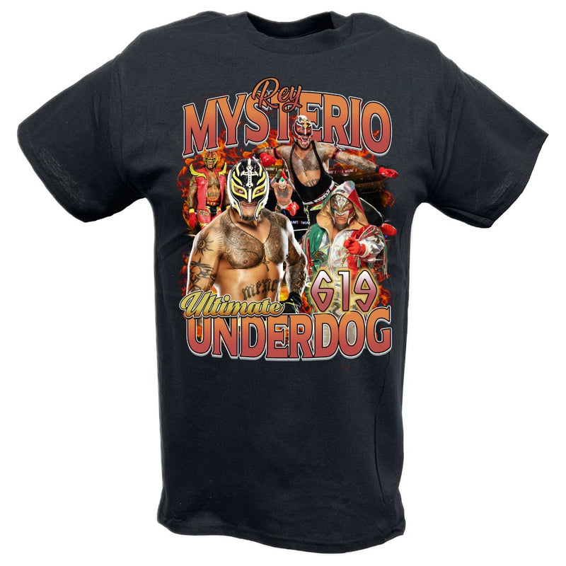 Load image into Gallery viewer, Rey Mysterio Ultimate Underdog 619 T-shirt by EWS | Extreme Wrestling Shirts