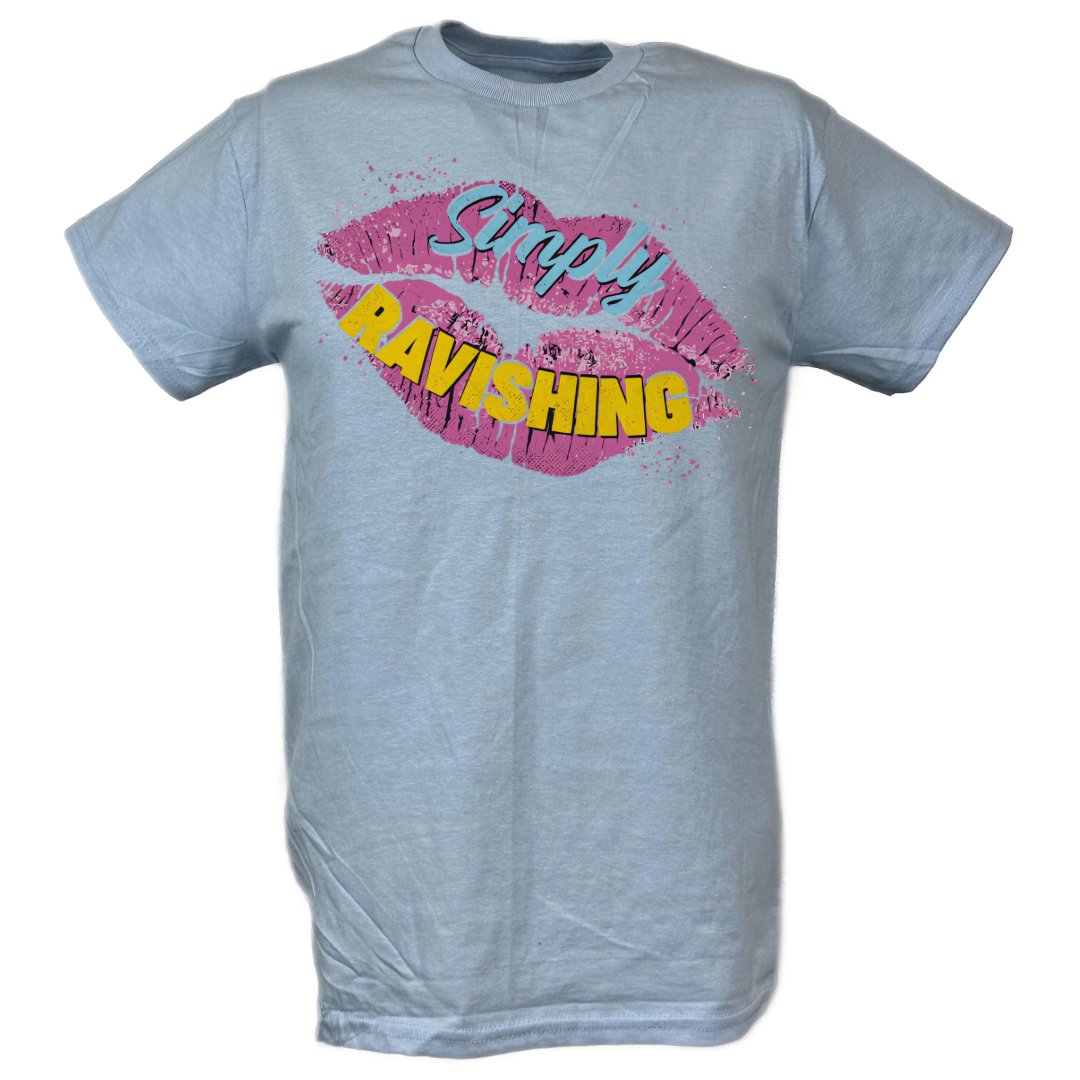 Rick Rude Kiss Mark Light Blue T-shirt – Extreme Wrestling Shirts