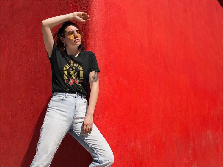 Load image into Gallery viewer, Ricochet Highlight of The Night BlackT-shirt by EWS | Extreme Wrestling Shirts