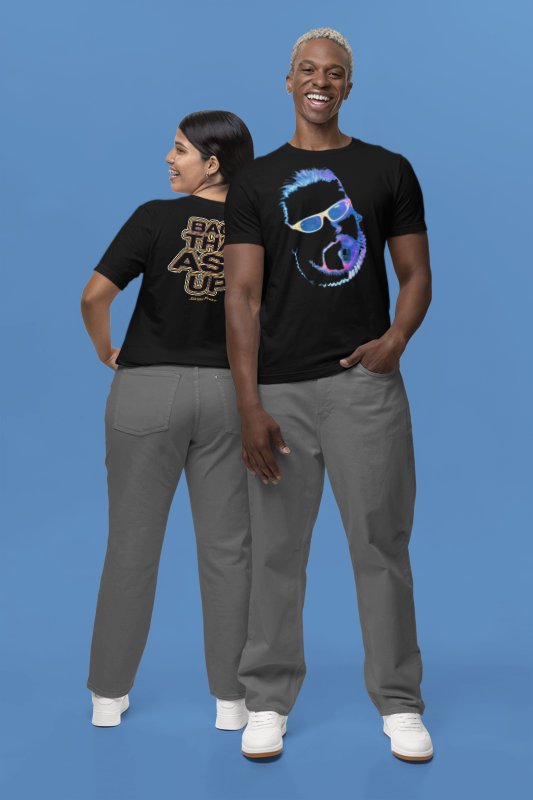 Load image into Gallery viewer, Rikishi Phatu Too Cool Back Up T-shirt by EWS | Extreme Wrestling Shirts