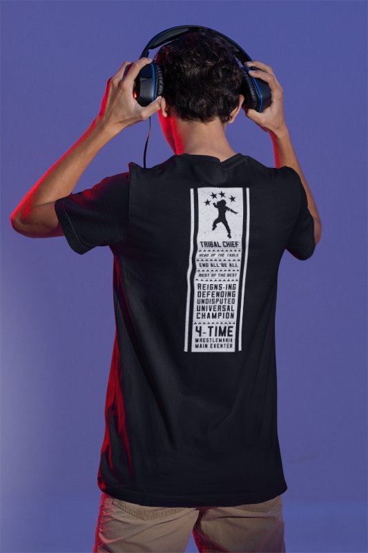 Load image into Gallery viewer, Roman Reigns Acknowledge Me Mens Black T-shirt Sports Mem, Cards & Fan Shop > Fan Apparel & Souvenirs > Wrestling by Hybrid Tees | Extreme Wrestling Shirts