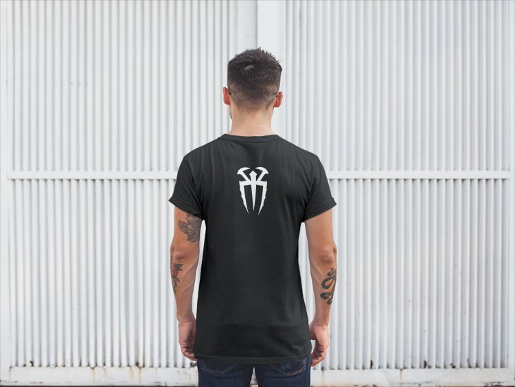 Load image into Gallery viewer, Roman Reigns Levels Above Black T-shirt by EWS | Extreme Wrestling Shirts