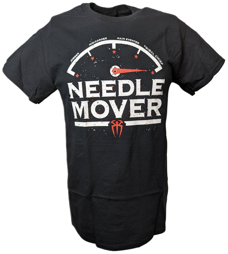 Load image into Gallery viewer, Roman Reigns Needle Mover Black T-shirt by EWS | Extreme Wrestling Shirts