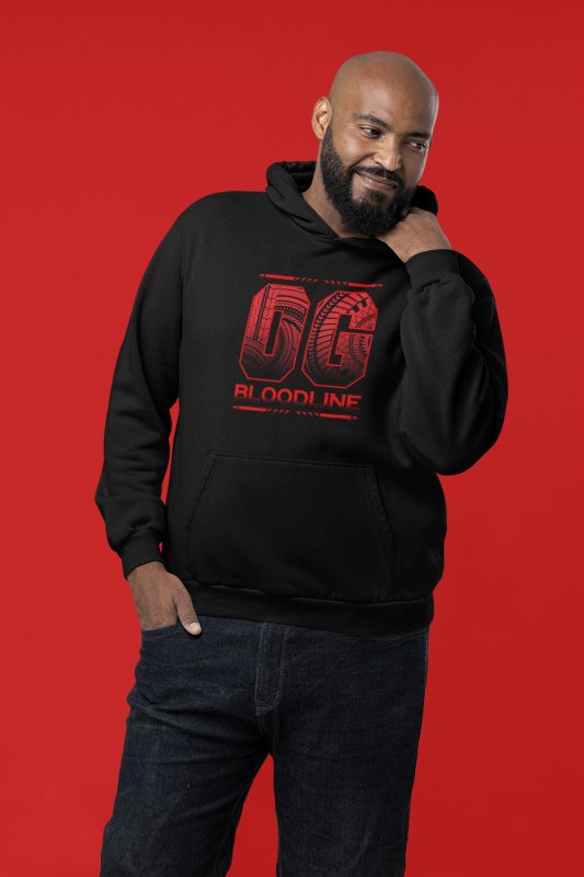 Load image into Gallery viewer, Roman Reigns OG Bloodline YEET Jey Uso Sami Zayn Black Pullover Hoody by EWS | Extreme Wrestling Shirts