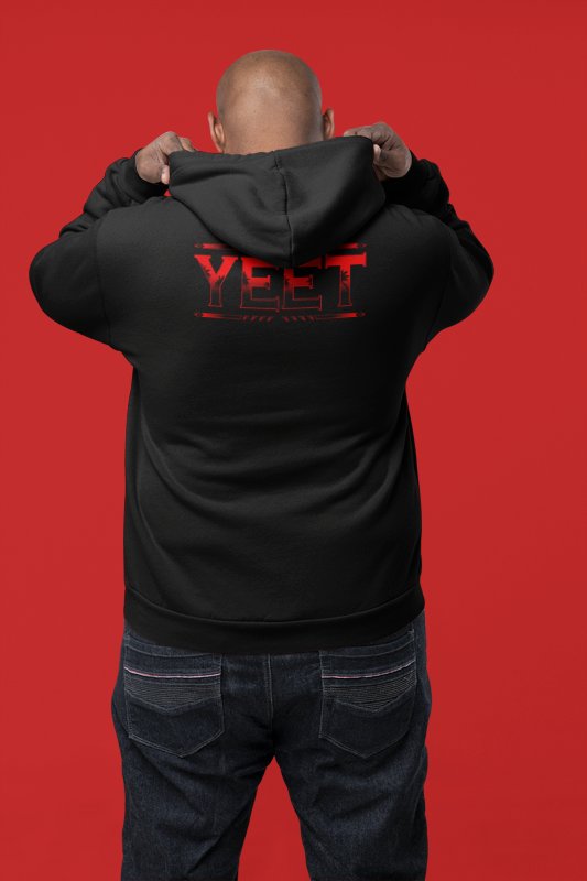 Load image into Gallery viewer, Roman Reigns OG Bloodline YEET Jey Uso Sami Zayn Black Pullover Hoody by EWS | Extreme Wrestling Shirts