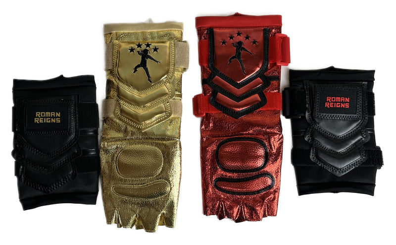 Load image into Gallery viewer, Roman Reigns Premium Glove and Gauntlet Set by EWS | Extreme Wrestling Shirts