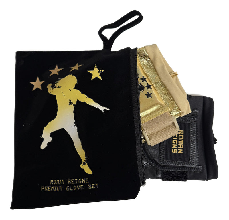 Load image into Gallery viewer, Roman Reigns Premium Glove and Gauntlet Set by EWS | Extreme Wrestling Shirts