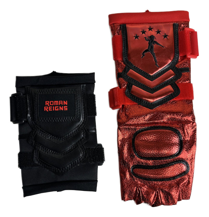 Load image into Gallery viewer, Roman Reigns Premium Glove and Gauntlet Set by EWS | Extreme Wrestling Shirts