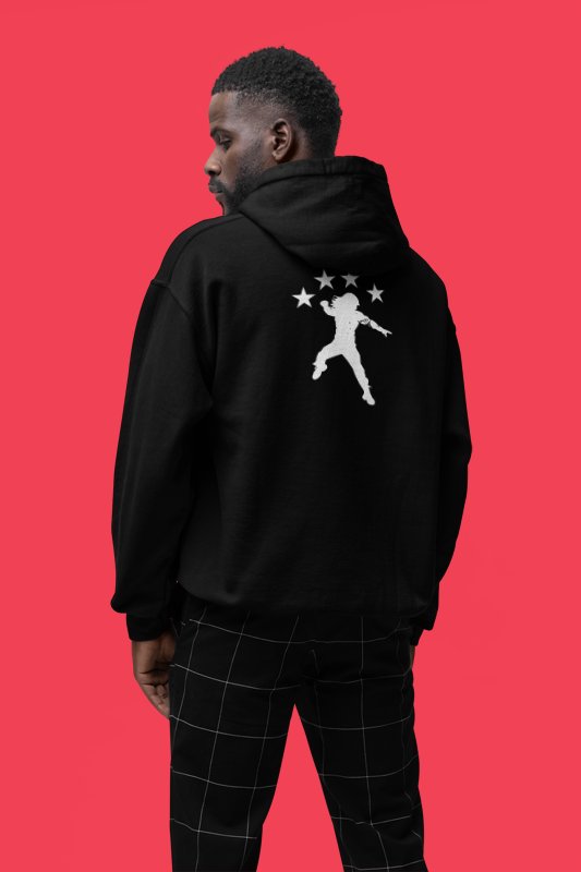 Load image into Gallery viewer, Roman Reigns Show Up and Win Black Pullover Hoody Sweatshirt by EWS | Extreme Wrestling Shirts