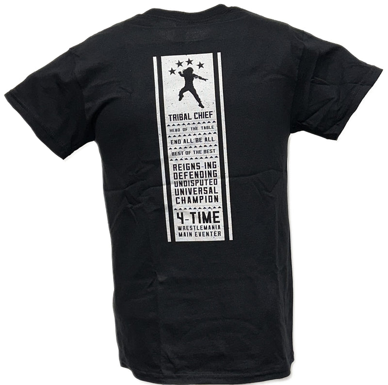 Load image into Gallery viewer, Roman Reigns Smash Stack Pin Mens Black T-shirt by WWE | Extreme Wrestling Shirts