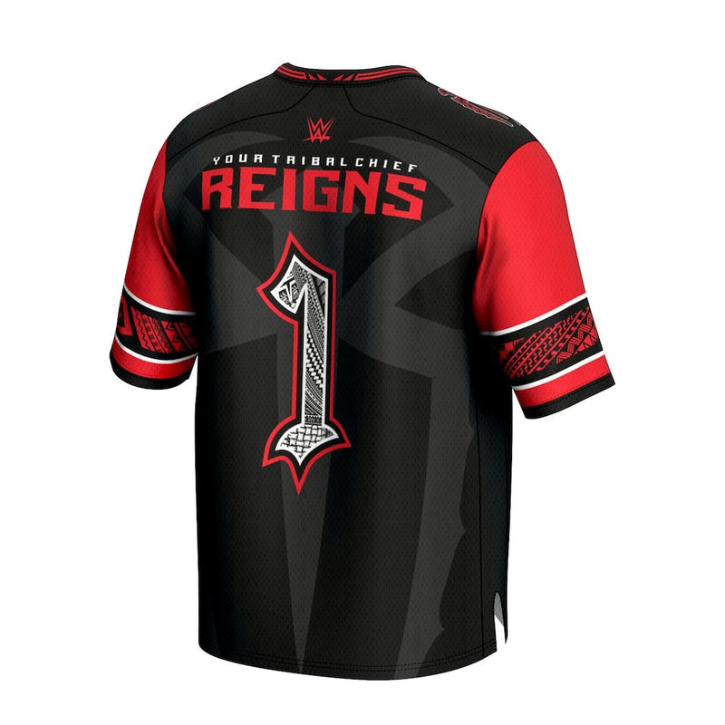 Load image into Gallery viewer, Roman Reigns YTC Your Tribal Chief Jersey Shirt by EWS | Extreme Wrestling Shirts