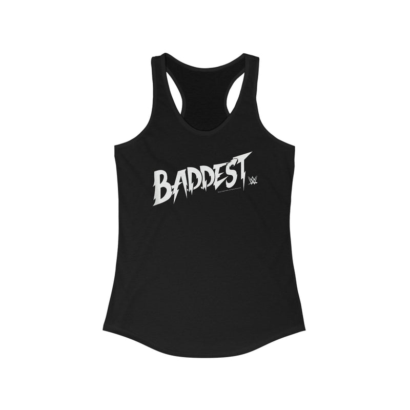Load image into Gallery viewer, Ronda Rousey Baddest Logo Racerback Tank Top by EWS | Extreme Wrestling Shirts