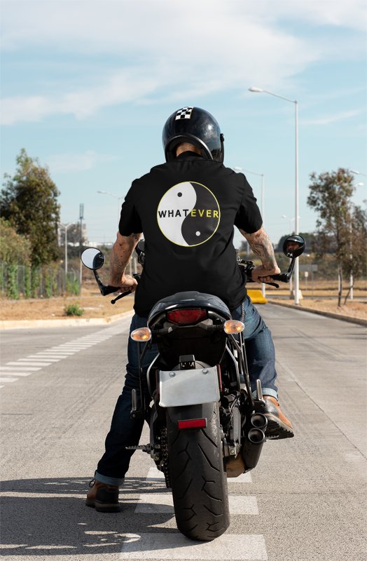 Load image into Gallery viewer, RVD Rob Van Dam Whatever Yin Ying Mens Black WWF T-shirt by WWE | Extreme Wrestling Shirts