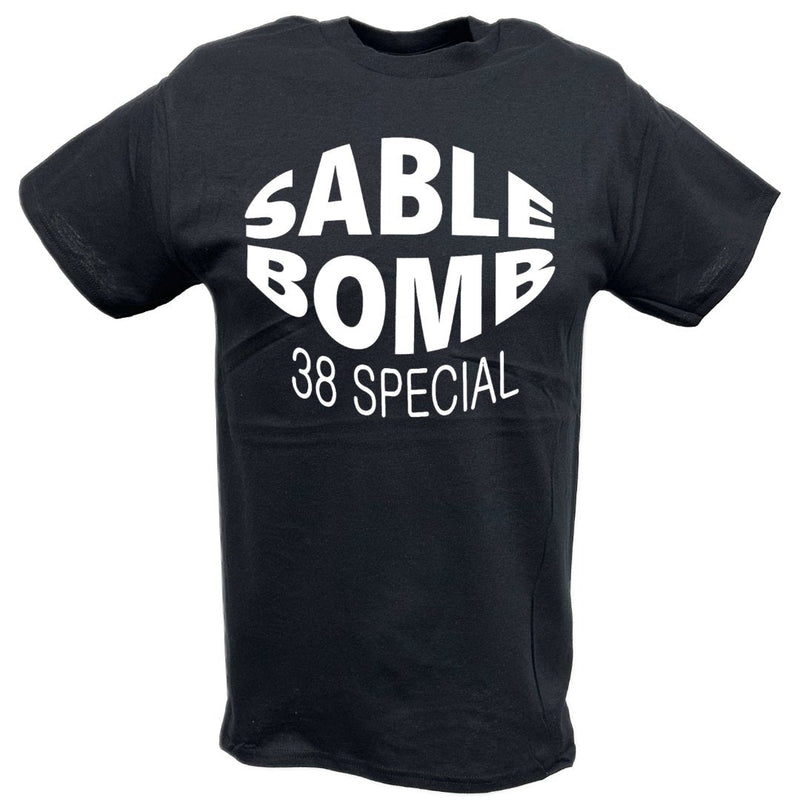 Load image into Gallery viewer, Sable Bomb 38 Special Black T-shirt by EWS | Extreme Wrestling Shirts