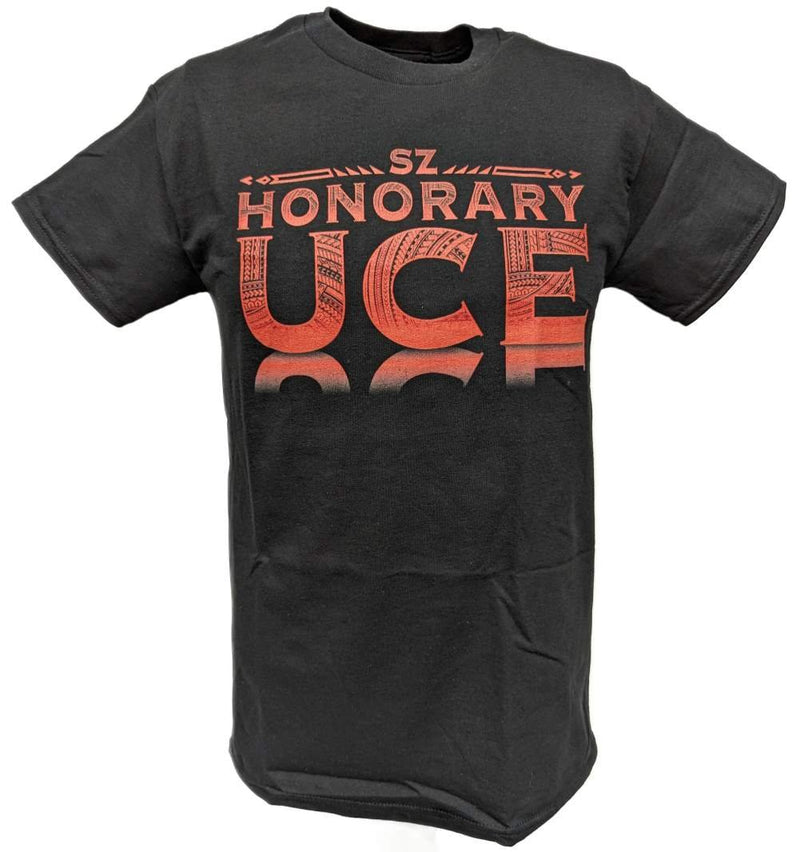 Load image into Gallery viewer, Sami Zayn Honorary Uce Black T-Shirt by EWS | Extreme Wrestling Shirts
