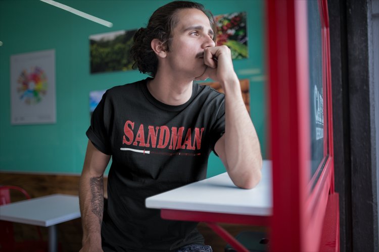 Load image into Gallery viewer, Sandman Blood Sweat Beers ECW Mens T-shirt by EWS | Extreme Wrestling Shirts