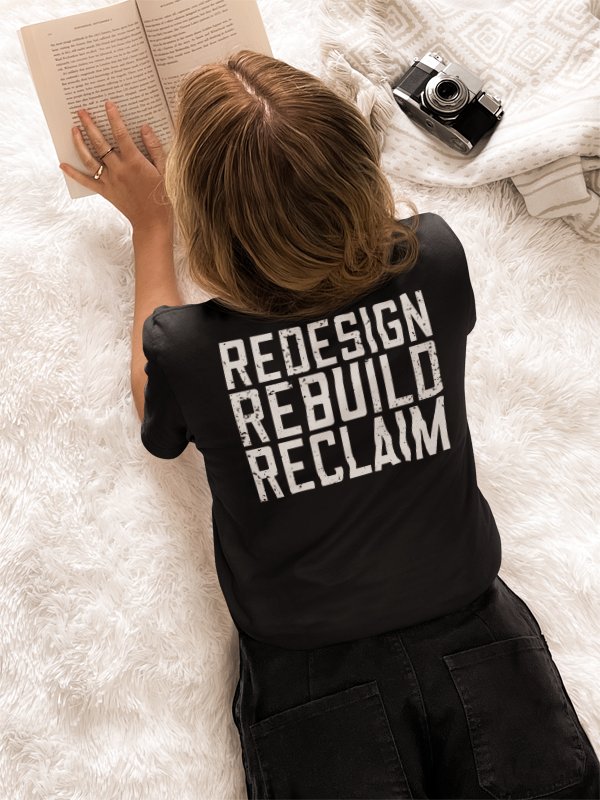 Load image into Gallery viewer, Seth Rollins Mens Black Logo Redesign Rebuild T-shirt Sports Mem, Cards & Fan Shop > Fan Apparel & Souvenirs > Wrestling by EWS | Extreme Wrestling Shirts