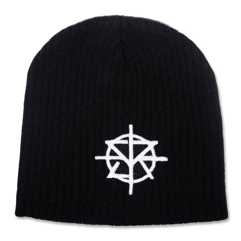Load image into Gallery viewer, Seth Rollins Wrestling Logo Knit Beanie Cap Hat by WWE | Extreme Wrestling Shirts