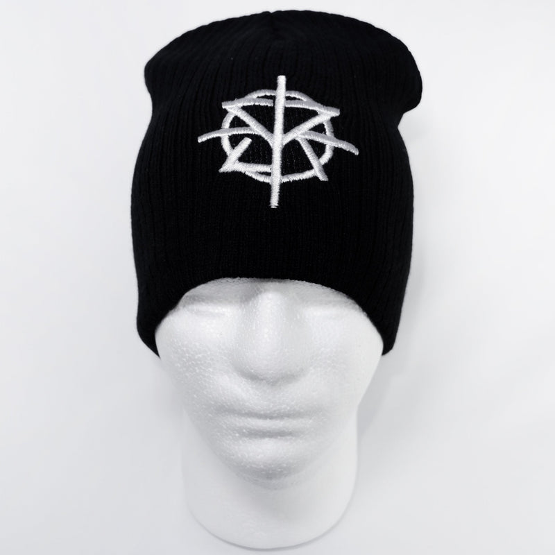 Load image into Gallery viewer, Seth Rollins Wrestling Logo Knit Beanie Cap Hat by WWE | Extreme Wrestling Shirts