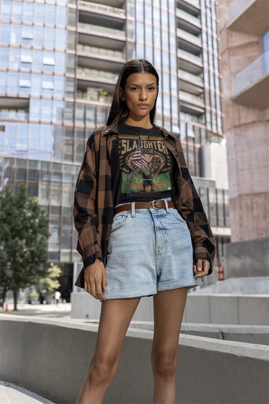 Load image into Gallery viewer, Sgt Slaughter Cobra Black T-shirt by EWS | Extreme Wrestling Shirts