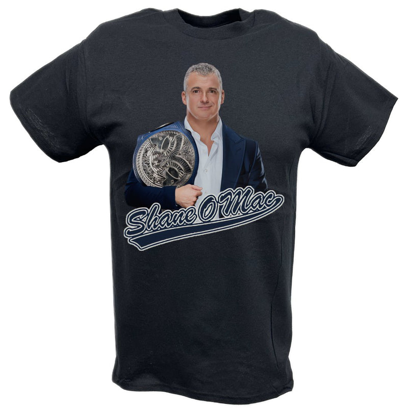 Load image into Gallery viewer, Shane Mcmahon Shane-O-Mac Black T-shirt by EWS | Extreme Wrestling Shirts