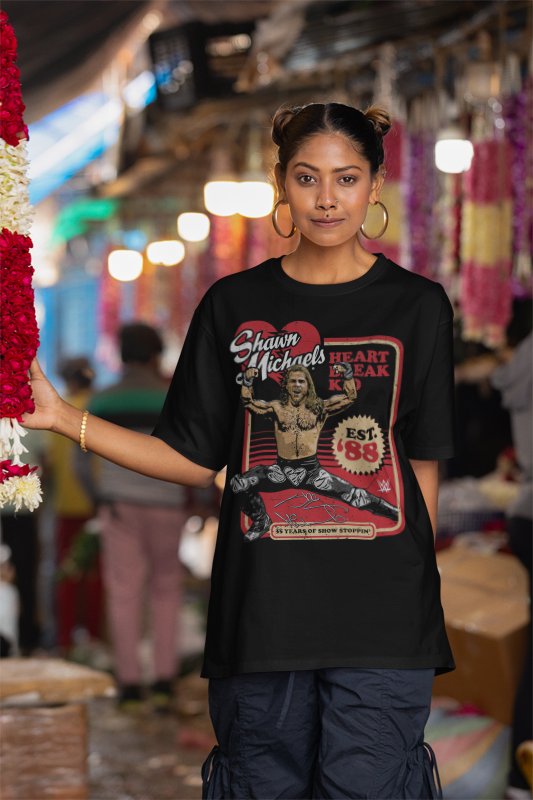 Load image into Gallery viewer, Shawn Michaels Est 1988 Signature T-shirt by EWS | Extreme Wrestling Shirts