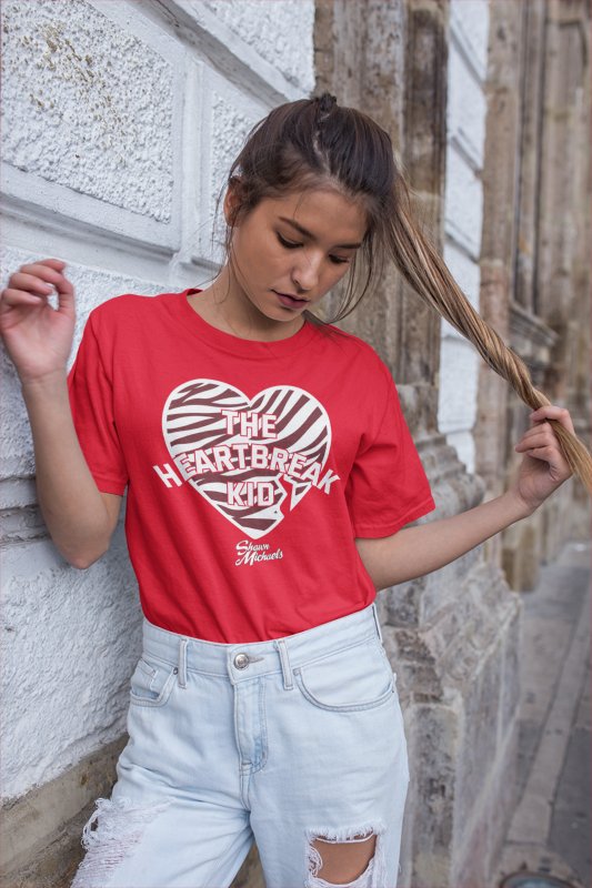 Load image into Gallery viewer, Shawn Michaels The Heartbreak Kid WWE Mens Red T-shirt Sports Mem, Cards & Fan Shop > Fan Apparel & Souvenirs > Wrestling by WWE | Extreme Wrestling Shirts
