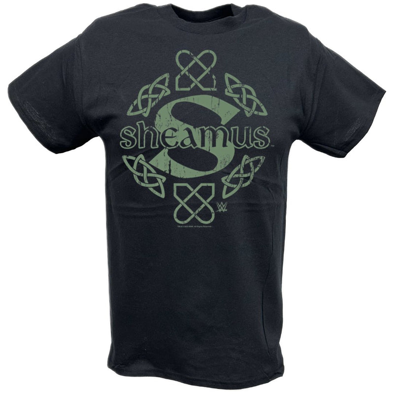 Load image into Gallery viewer, Sheamus Celtic Knot Iconic Black T-shirt by EWS | Extreme Wrestling Shirts