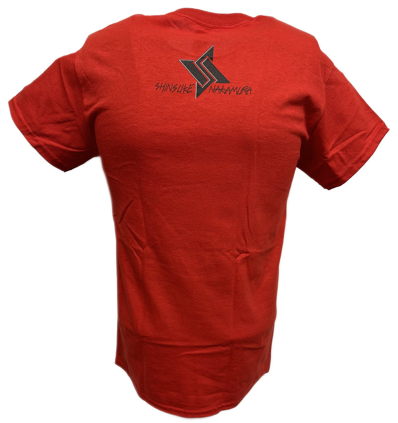 Load image into Gallery viewer, Shinsuke Nakamura Vibe Mens Red T-Shirt by WWE | Extreme Wrestling Shirts