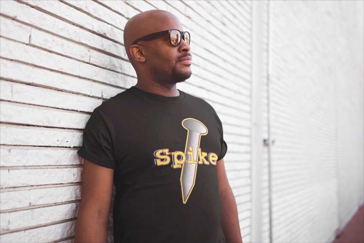 Load image into Gallery viewer, Spike Dudley Underdog Black T-shirt by EWS | Extreme Wrestling Shirts