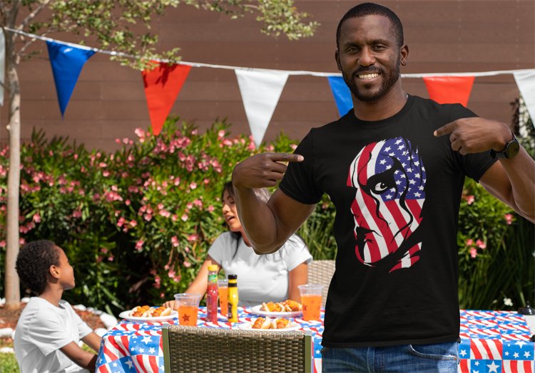 Load image into Gallery viewer, Sting USA Warrior Mens Black T-shirt Sports Mem, Cards & Fan Shop > Fan Apparel & Souvenirs > Wrestling by EWS | Extreme Wrestling Shirts