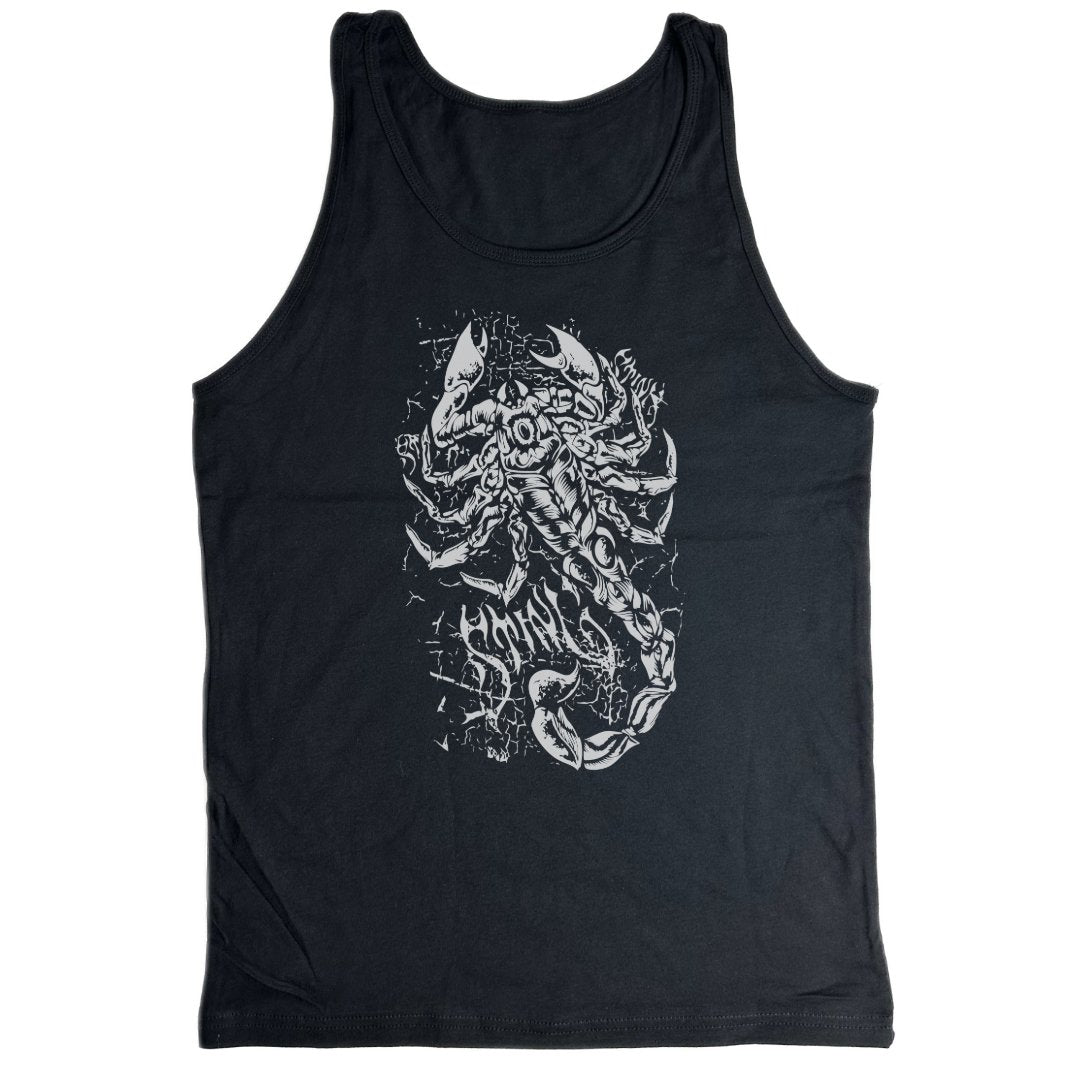 Sting White Scorpion Black Tank Top Shirt – Extreme Wrestling Shirts