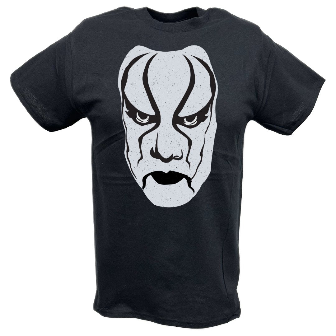 Sting White Warrior Mens Black T-shirt – Extreme Wrestling Shirts