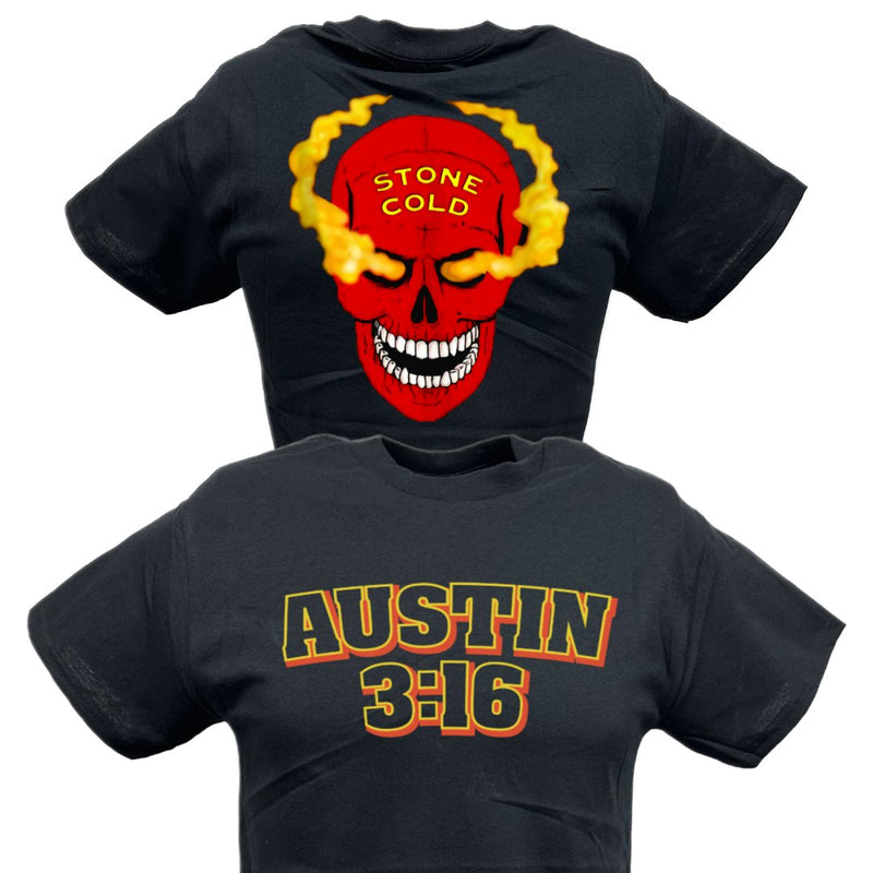Load image into Gallery viewer, Stone Cold Steve Austin 3:16 Red Skull Mens T-shirt Sports Mem, Cards & Fan Shop > Fan Apparel & Souvenirs > Wrestling by Hybrid Tees | Extreme Wrestling Shirts