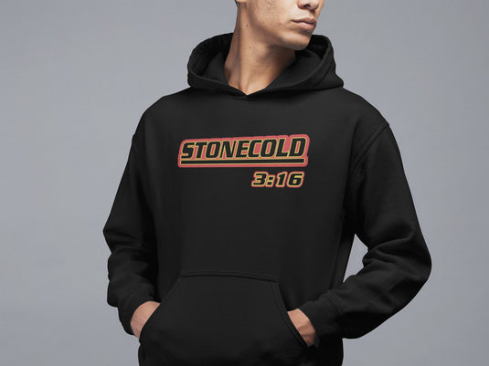 Stone Cold Steve Austin 316 Smiling Skull Black Pullover Hoody by EWS | Extreme Wrestling Shirts
