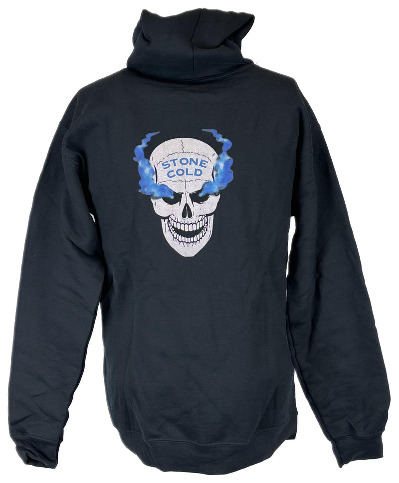 Load image into Gallery viewer, Stone Cold Steve Austin 3:16 Smoking Skull Black Zipper Hoody Sweatshirt by WWE | Extreme Wrestling Shirts