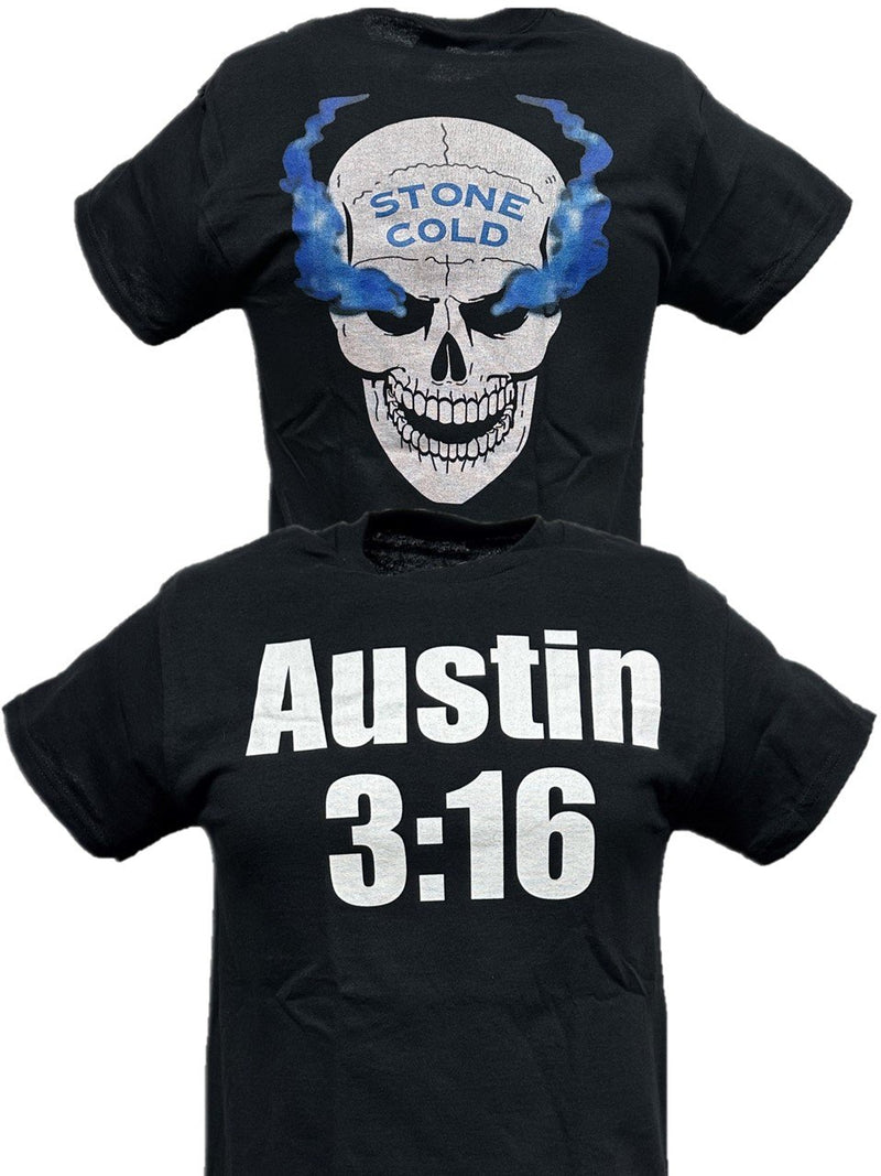 Load image into Gallery viewer, Stone Cold Steve Austin 3:16 Smoking Skull Mens T-shirt by WWE | Extreme Wrestling Shirts