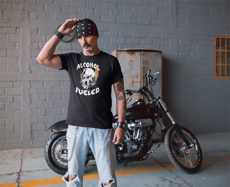 Load image into Gallery viewer, Stone Cold Steve Austin Alcohol Fueled Machine Mens T-shirt Sports Mem, Cards & Fan Shop > Fan Apparel & Souvenirs > Wrestling by Hybrid Tees | Extreme Wrestling Shirts