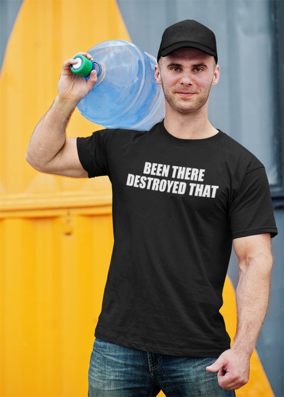 Load image into Gallery viewer, Stone Cold Steve Austin Been There Destroyed That T-shirt by EWS | Extreme Wrestling Shirts