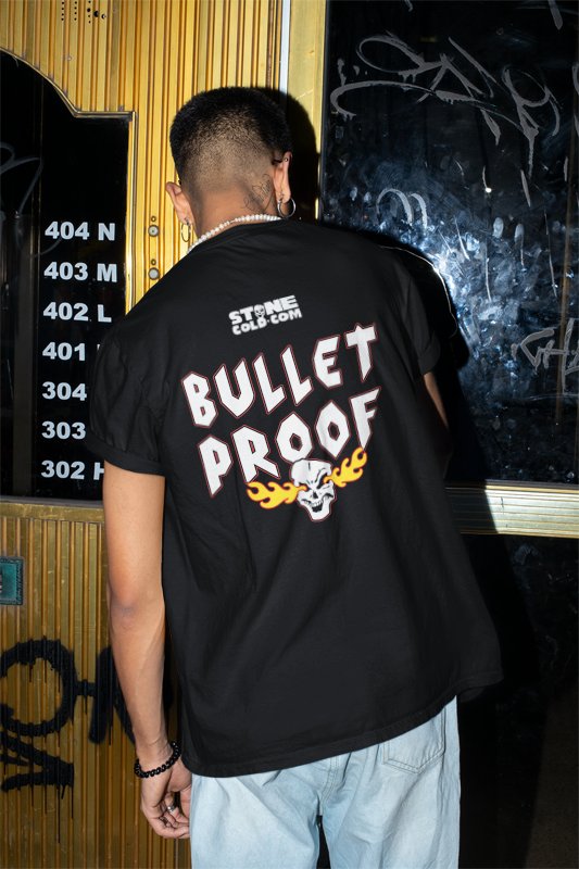 Load image into Gallery viewer, Stone Cold Steve Austin Bullet Proof Mens T-shirt Sports Mem, Cards & Fan Shop > Fan Apparel & Souvenirs > Wrestling by Hybrid Tees | Extreme Wrestling Shirts