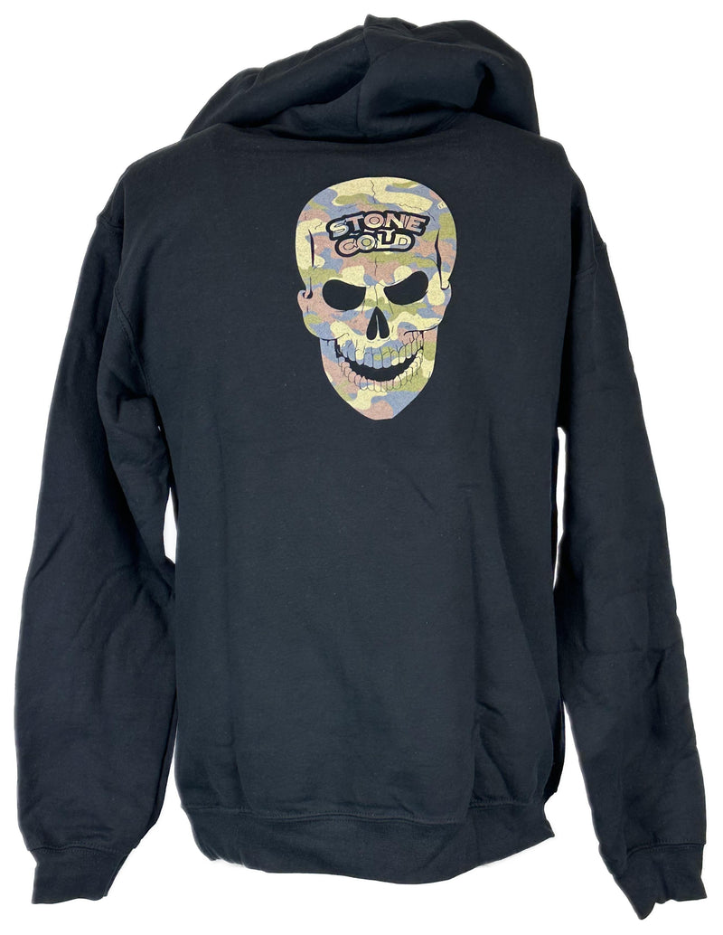 Load image into Gallery viewer, Stone Cold Steve Austin Camo Raise Hell Leave Hoody Sweatshirt by SCSA | Extreme Wrestling Shirts