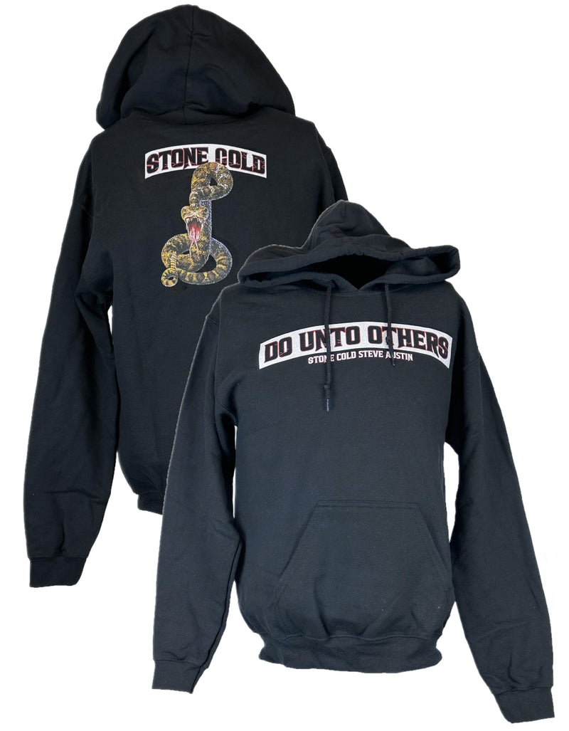 Load image into Gallery viewer, Stone Cold Steve Austin Do Unto Others Rattlesnake Hoody Sweatshirt by WWE | Extreme Wrestling Shirts