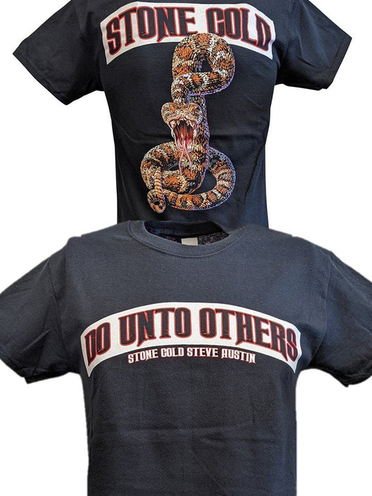 Stone Cold Steve Austin Do Unto Others Rattlesnake Mens T-shirt Sports Mem, Cards & Fan Shop > Fan Apparel & Souvenirs > Wrestling by Hybrid Tees | Extreme Wrestling Shirts