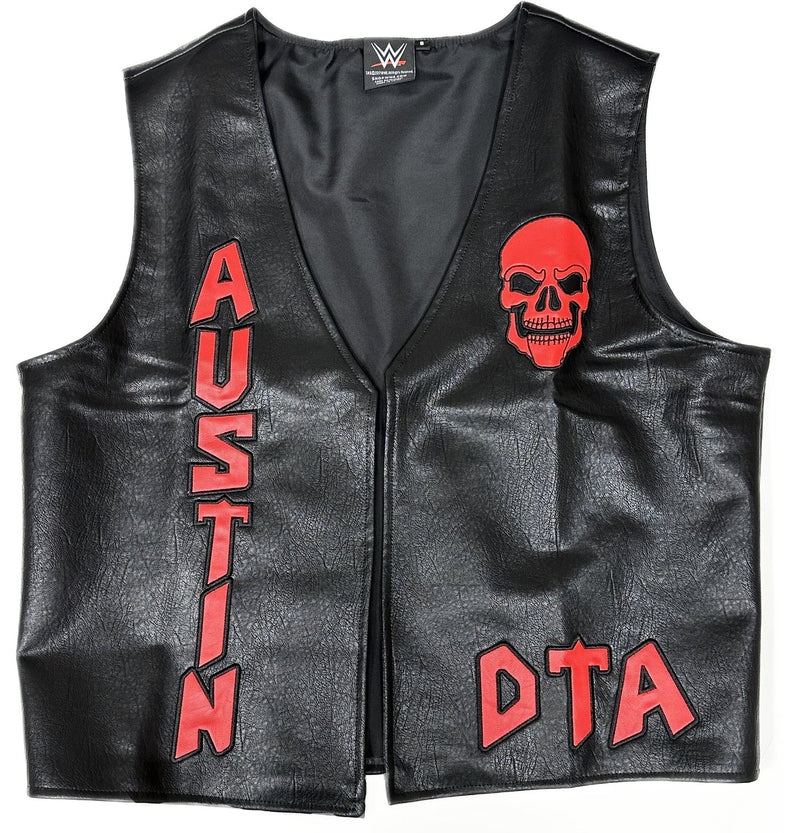 Load image into Gallery viewer, Stone Cold Steve Austin DTA Don't Trust Anybody Red Logo Replica Vest by EWS | Extreme Wrestling Shirts