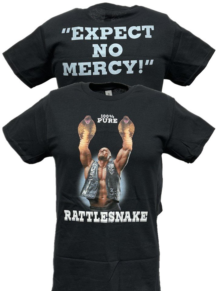 Load image into Gallery viewer, Stone Cold Steve Austin Expect No Mercy Rattlesnake Hands T-shirt by WWE | Extreme Wrestling Shirts