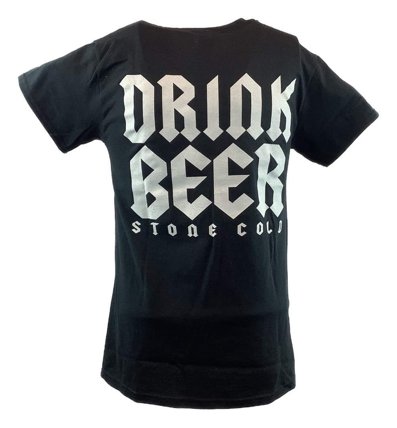 Load image into Gallery viewer, Stone Cold Steve Austin F Fear Drink Beer Mens T-shirt Sports Mem, Cards & Fan Shop > Fan Apparel & Souvenirs > Wrestling by Hybrid Tees | Extreme Wrestling Shirts