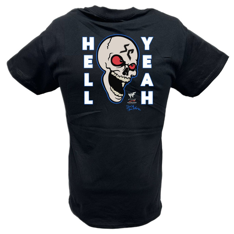 Load image into Gallery viewer, Stone Cold Steve Austin Hell Yeah Skull T-shirt by EWS | Extreme Wrestling Shirts
