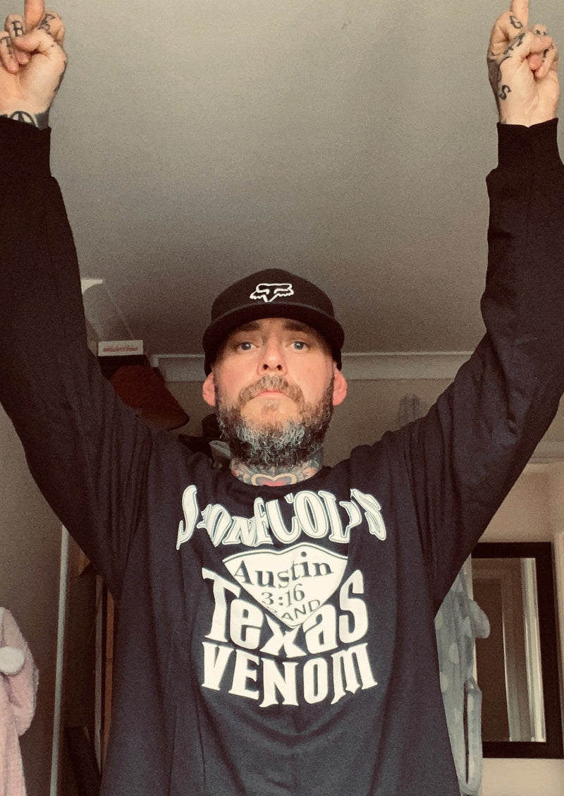 Load image into Gallery viewer, Stone Cold Steve Austin Long Sleeve Texas Venom 101 Proof Mens T-shirt Sports Mem, Cards & Fan Shop > Fan Apparel & Souvenirs > Wrestling by EWS | Extreme Wrestling Shirts