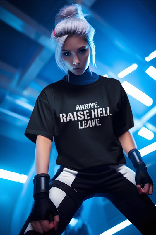 Load image into Gallery viewer, Stone Cold Steve Austin Raise Hell Leave Mens Black T-shirt Sports Mem, Cards & Fan Shop > Fan Apparel & Souvenirs > Wrestling by Hybrid Tees | Extreme Wrestling Shirts