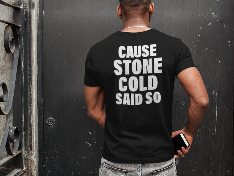 Load image into Gallery viewer, Stone Cold Steve Austin Said So 3:16 Mens Black T-shirt Sports Mem, Cards & Fan Shop > Fan Apparel & Souvenirs > Wrestling by Hybrid Tees | Extreme Wrestling Shirts